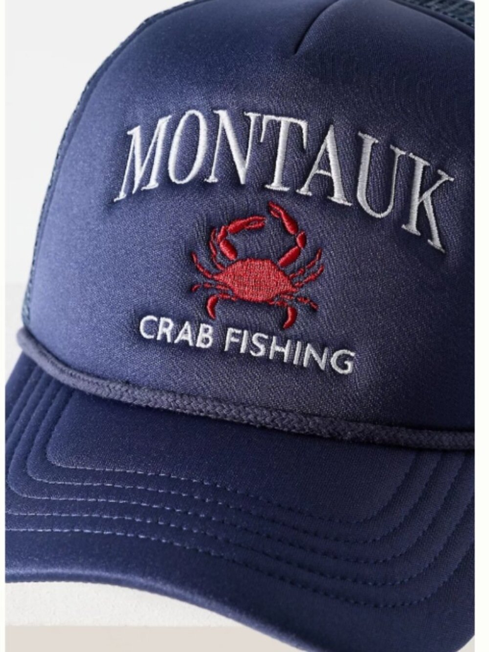 NWT Anthropologie Coney Island Picnic Nantucket Trucker Hat - Picture 2 of 9